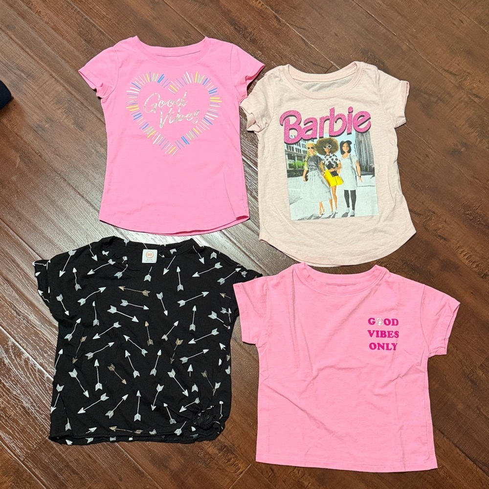 Barbie Pink and Black T-Shirt Set
